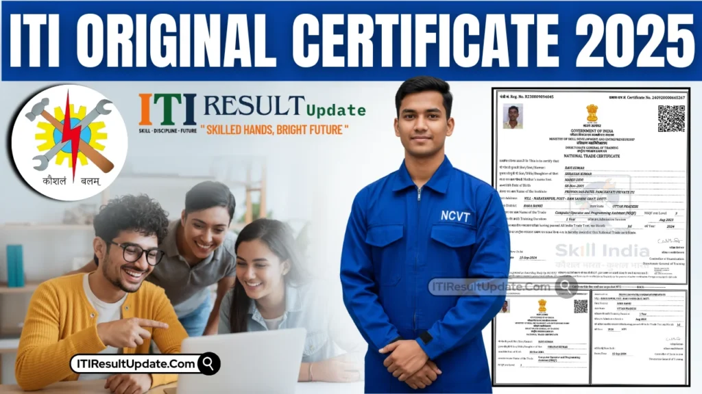 NCVT ITI Original Certificate Download